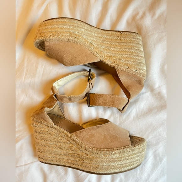 soludos positano platform wedge 7.5 comfort espadrilles - Picture 8 of 16